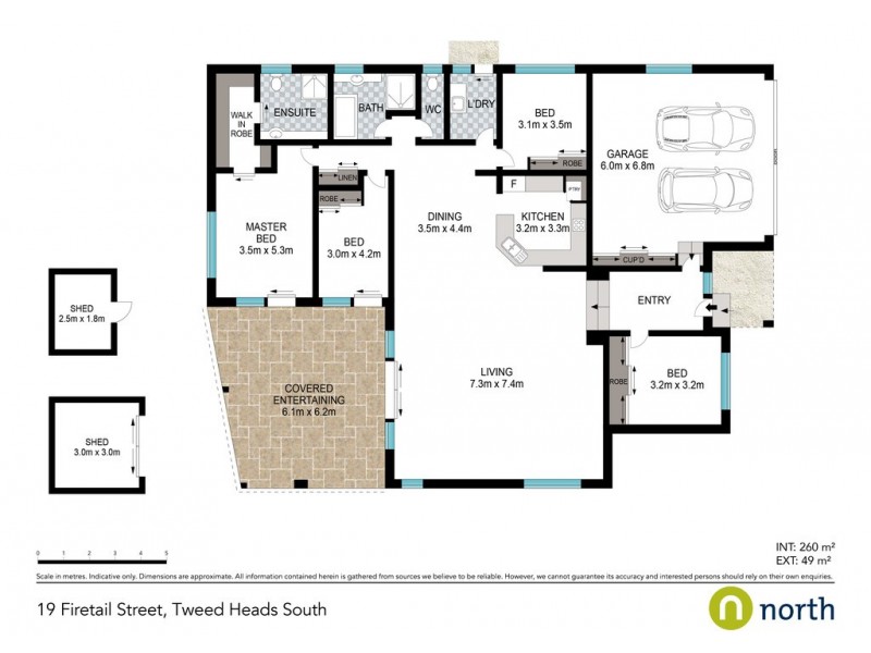 19 Firetail Court, Tweed Heads South NSW 2486 Floorplan