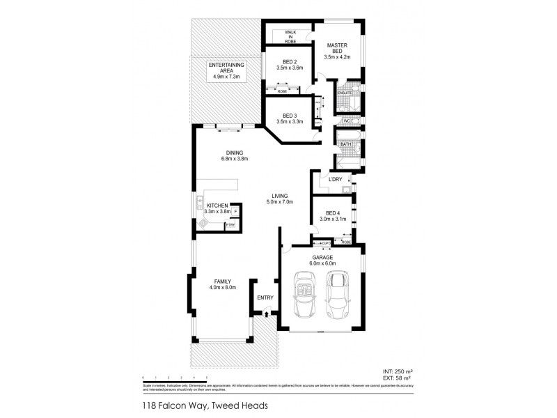 118 Falcon Way, Tweed Heads South NSW 2486 Floorplan