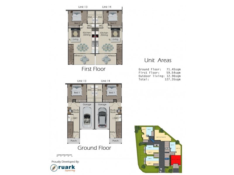 Unit 14 / 2 Lakes Entrance Drive, Carmody Lakes, Springfield Lakes QLD 4300 Floorplan