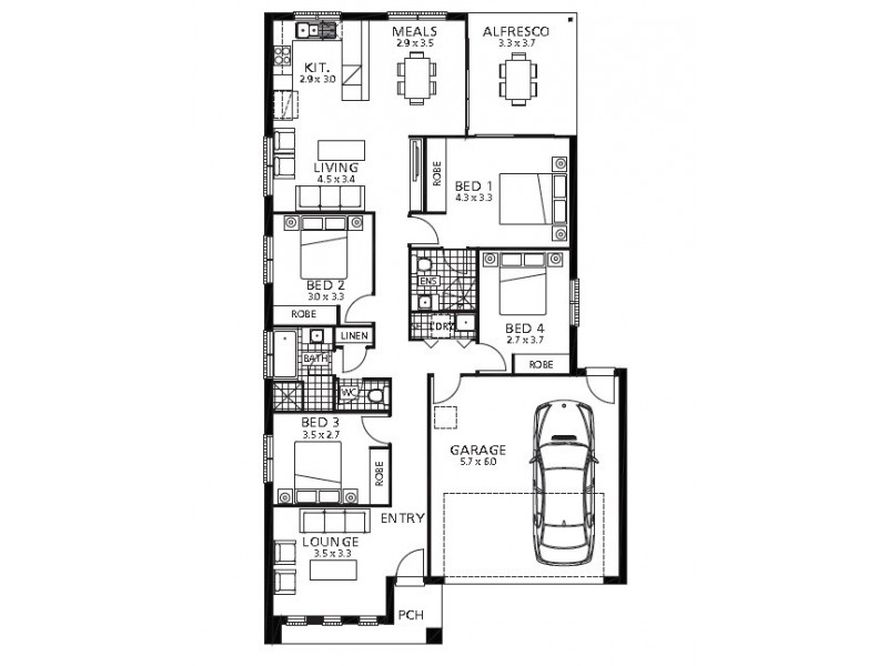 Lot 388 Lakeside Ave, The Peninsula Estate, Springfield Lakes QLD 4300 Floorplan