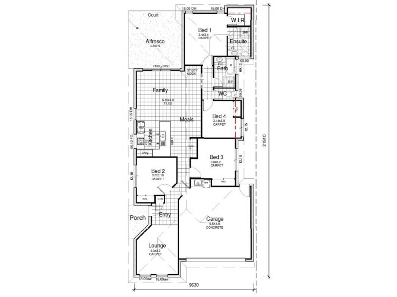 Mango Hill QLD 4509 Floorplan