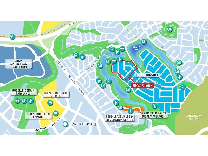 Lot 525 Lakeside Ave, The Peninsula Estate, Springfield Lakes QLD 4300