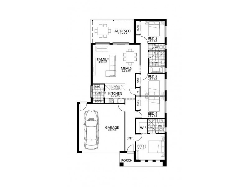 Springfield Lakes QLD 4300 Floorplan
