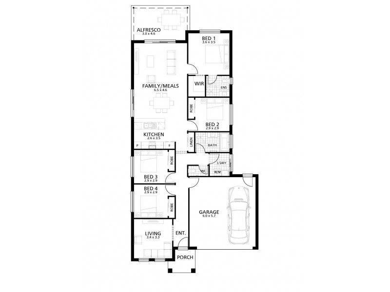 Springfield Lakes QLD 4300 Floorplan