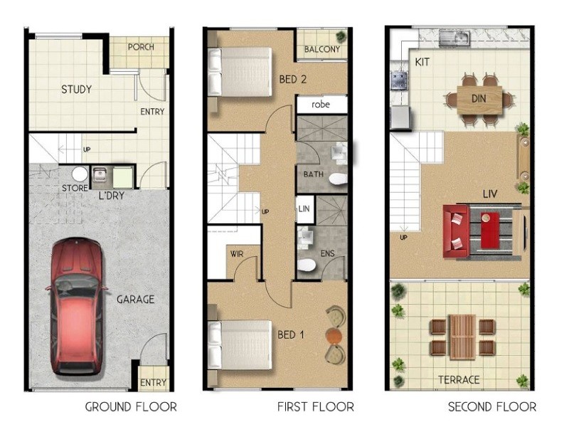 Springfield Lakes QLD 4300 Floorplan