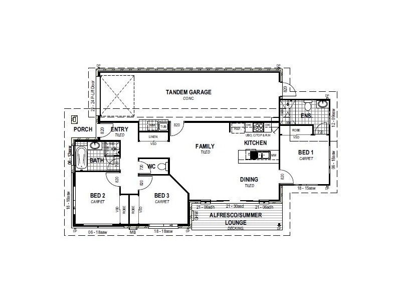Lot 108 Carlin Street, Parkview Estate, Glenvale QLD 4350 Floorplan