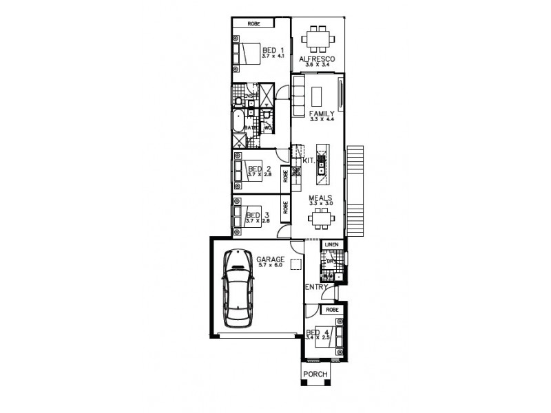 Lot 732 Regents Drive, Fernbrooke Ridge Estate, Redbank QLD 4301 Floorplan