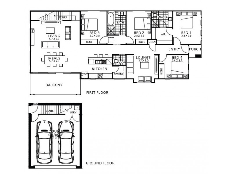 Lot 525 Lakeside Ave, Springfield Lakes QLD 4300 Floorplan