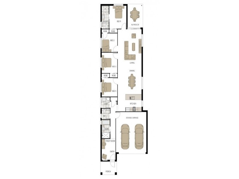 Springfield Lakes QLD 4300 Floorplan