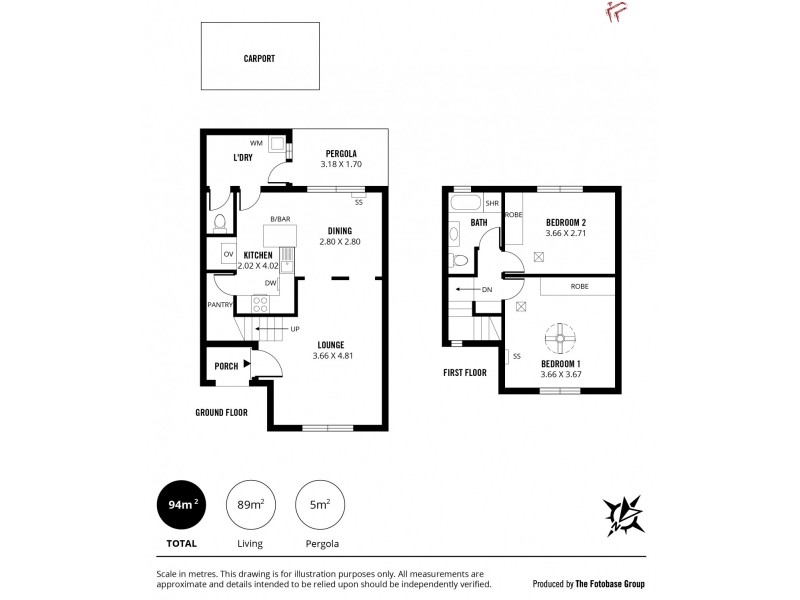 2/4-6 Barwell Avenue, Kurralta Park SA 5037 Floorplan