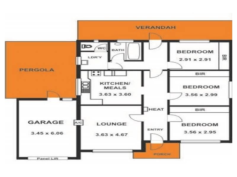 35 Brenthorpe Road, Seaton SA 5023 Floorplan