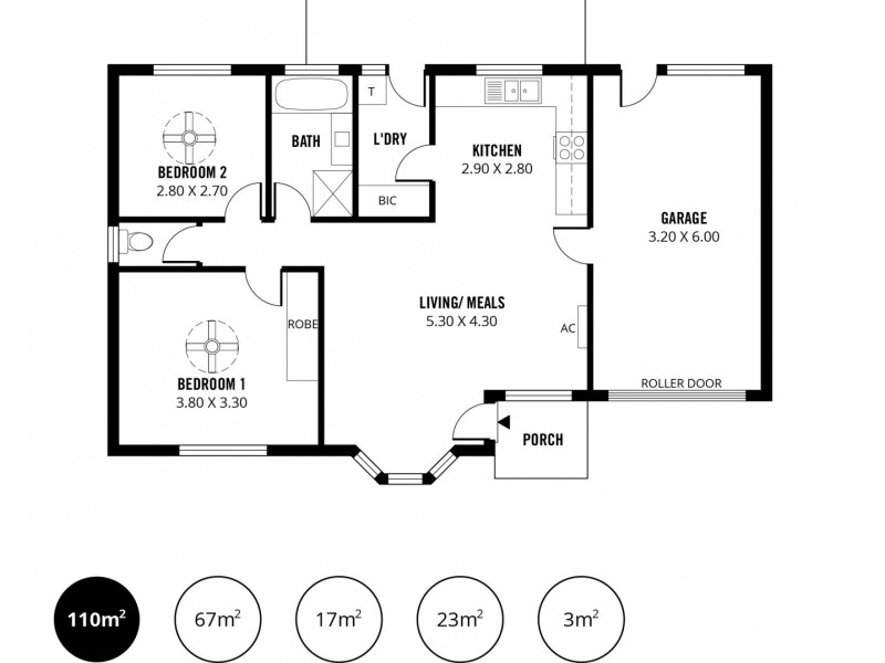 1/1 Nunyah Avenue, Park Holme SA 5043 Floorplan