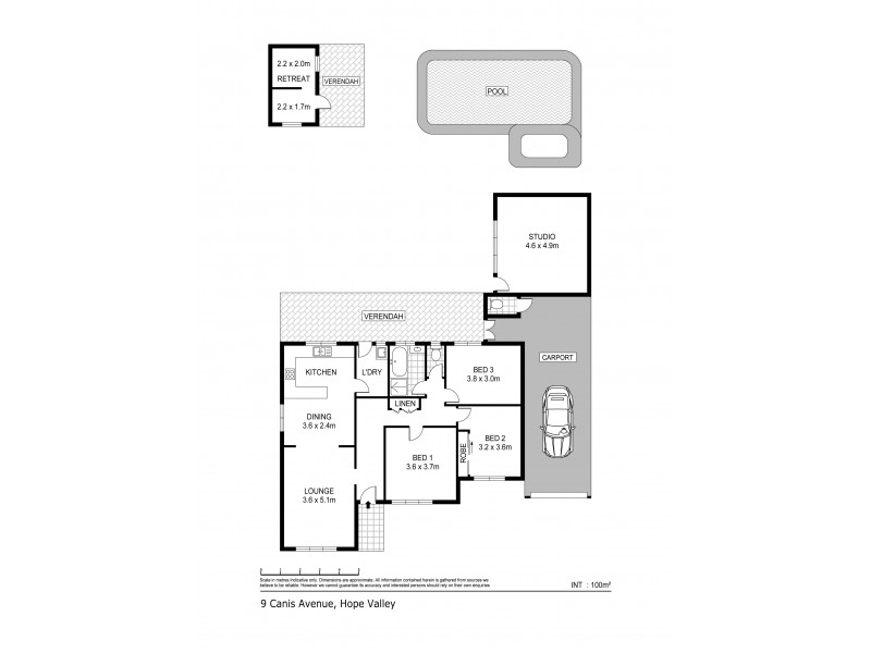 9 Canis Ave, Hope Valley SA 5090 Floorplan