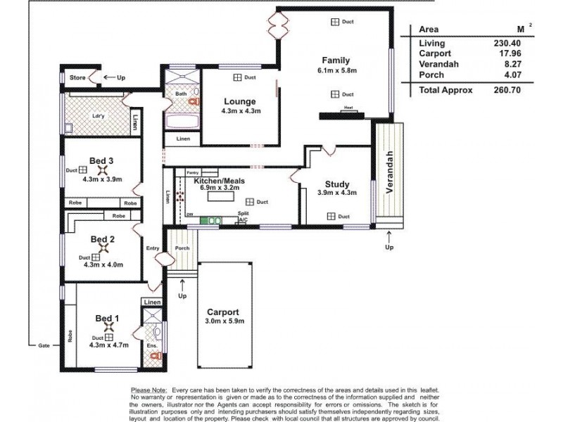 338 Kensington Rd, Erindale SA 5066 Floorplan