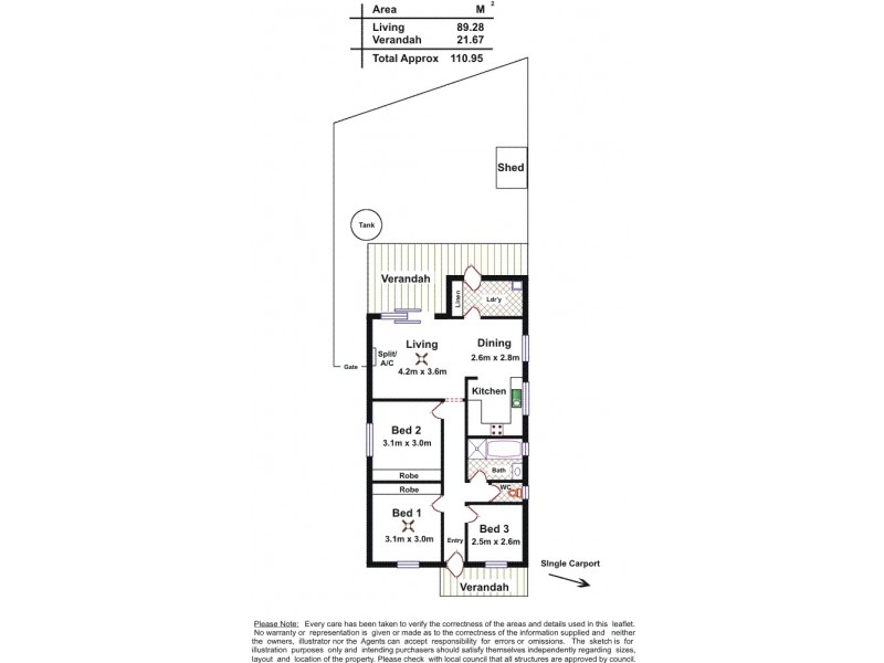 #2/1 Goddard Dr, Salisbury Park SA 5109 Floorplan