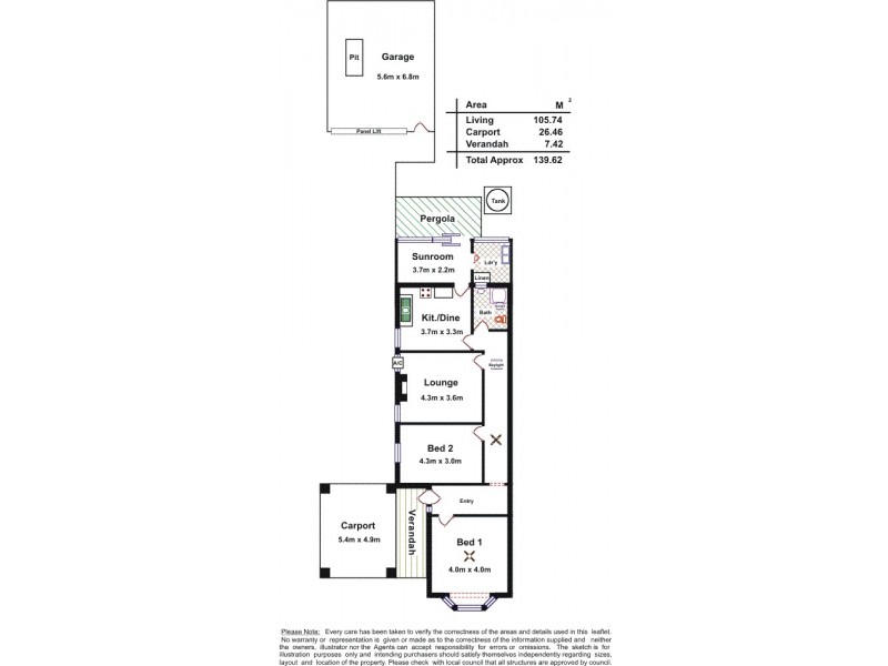 247 Portrush Rd, Norwood SA 5067 Floorplan