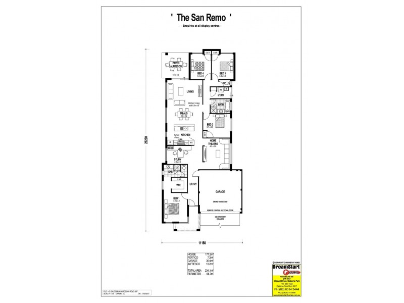 34 Painted Parkway, Alkimos WA 6038 Floorplan