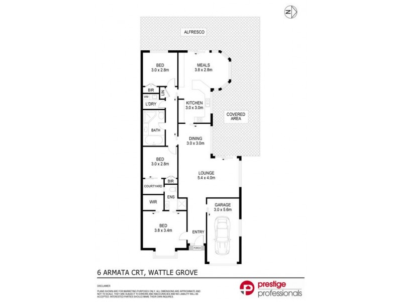 6 Armata Court, Wattle Grove NSW 2173 Floorplan