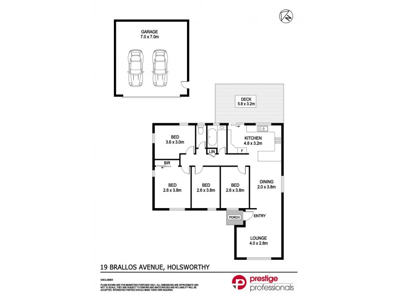 19 Brallos Avenue, Holsworthy NSW 2173 Floorplan