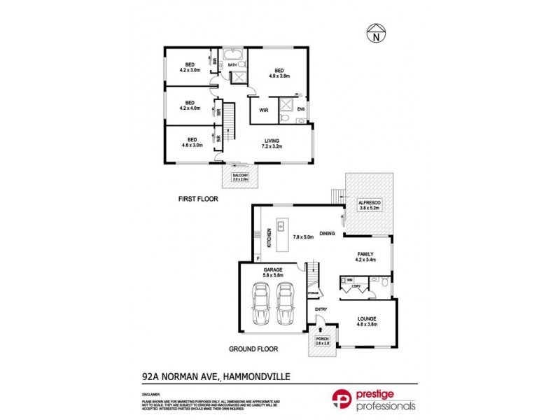 92A Norman Avenue, Hammondville NSW 2170 Floorplan