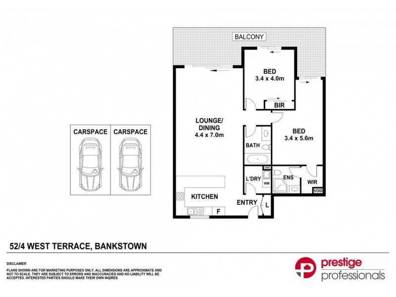 52/4 West Terrace, Bankstown NSW 2200 Floorplan