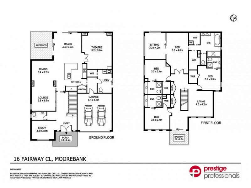 16 Fairway Close, Moorebank NSW 2170 Floorplan