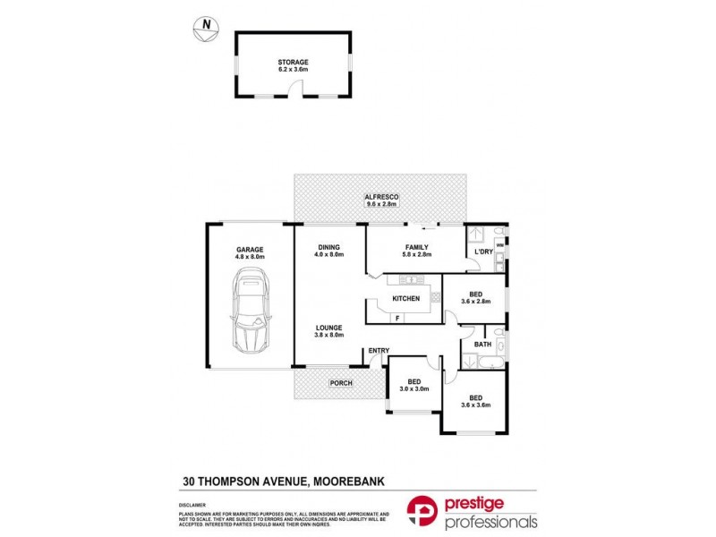 30 Thompson Avenue, Moorebank NSW 2170 Floorplan