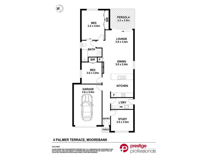 4 Palmer Terrace, Moorebank NSW 2170 Floorplan