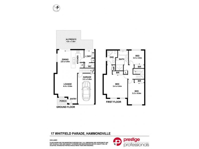 17 Whitfield Parade, Hammondville NSW 2170 Floorplan