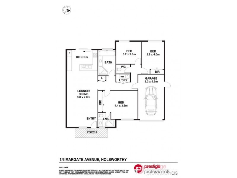 1/6 Margate Avenue, Holsworthy NSW 2173 Floorplan