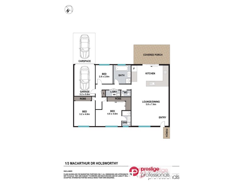 1/3 Macarthur Drive, Holsworthy NSW 2173 Floorplan