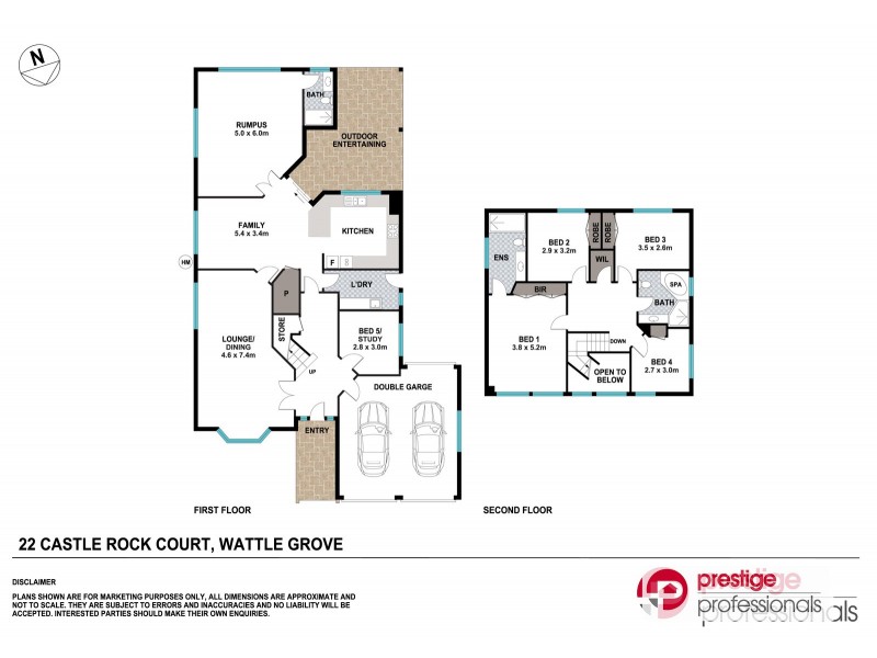 22 Castle Rock Court, Wattle Grove NSW 2173 Floorplan