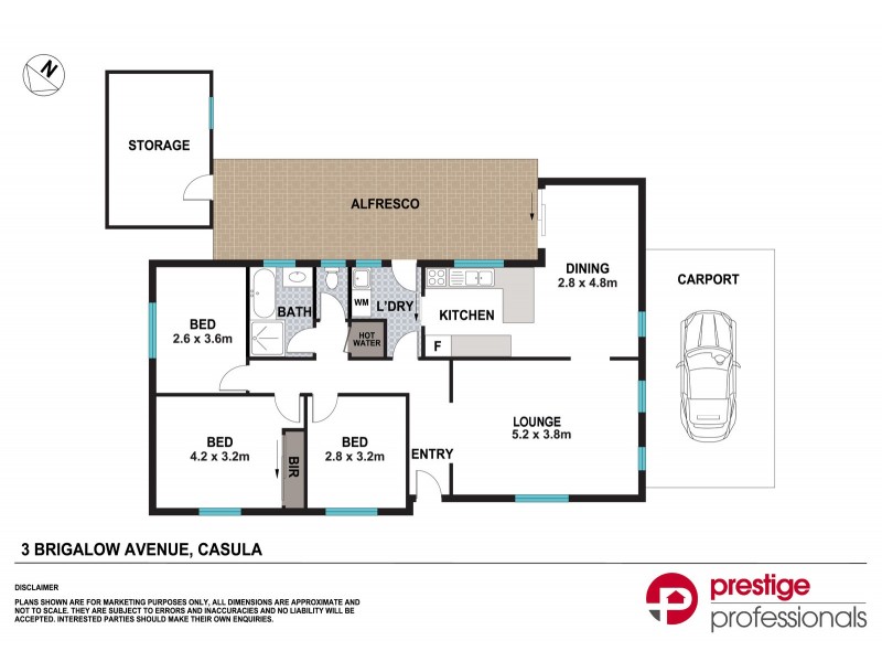 3 Brigalow Avenue, Casula NSW 2170 Floorplan