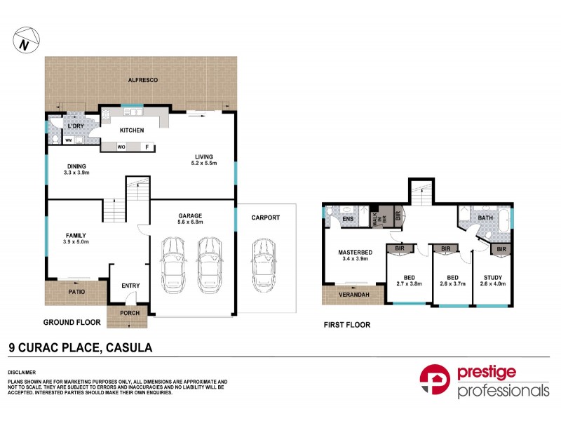 9 Curac Place, Casula NSW 2170 Floorplan