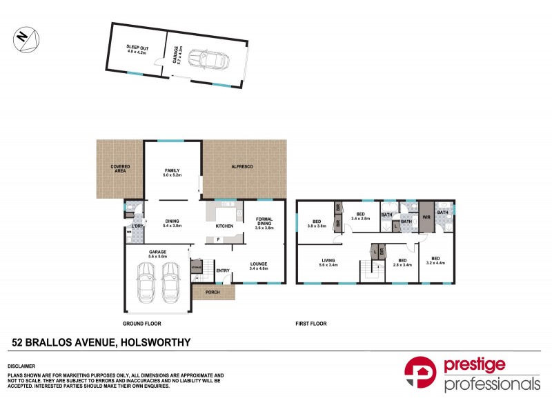 52 Brallos Avenue, Holsworthy NSW 2173 Floorplan