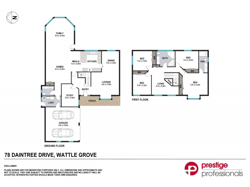 78 Daintree Drive, Wattle Grove NSW 2173 Floorplan