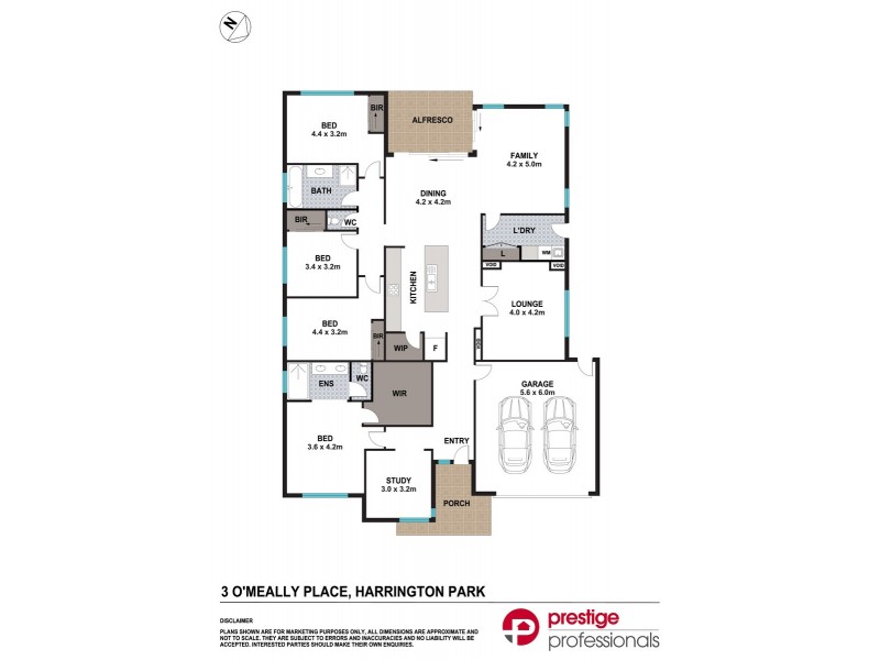 3 O’Meally Place, Harrington Park NSW 2567 Floorplan