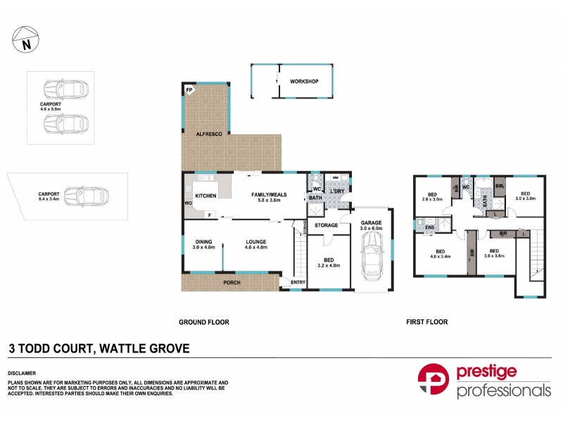 3 Todd Court, Wattle Grove NSW 2173 Floorplan