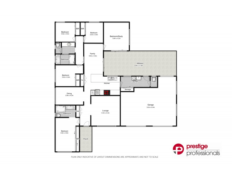 4 Trentham Park Court, Wattle Grove NSW 2173 Floorplan