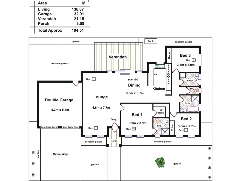 40 Parry Avenue, Somerton Park SA 5044 Floorplan