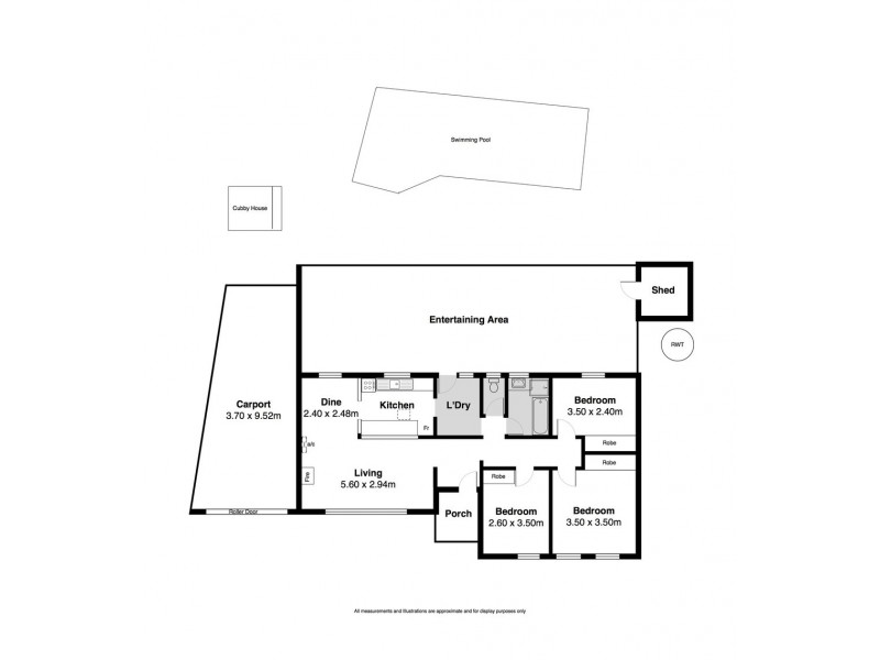 33 Selway Terrace, O’sullivan Beach SA 5166 Floorplan