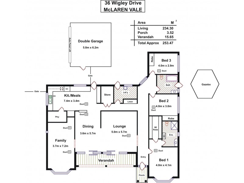 36 Wigley Drive, Mclaren Vale SA 5171 Floorplan