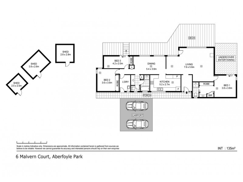 6 Malvern Court, Aberfoyle Park SA 5159 Floorplan