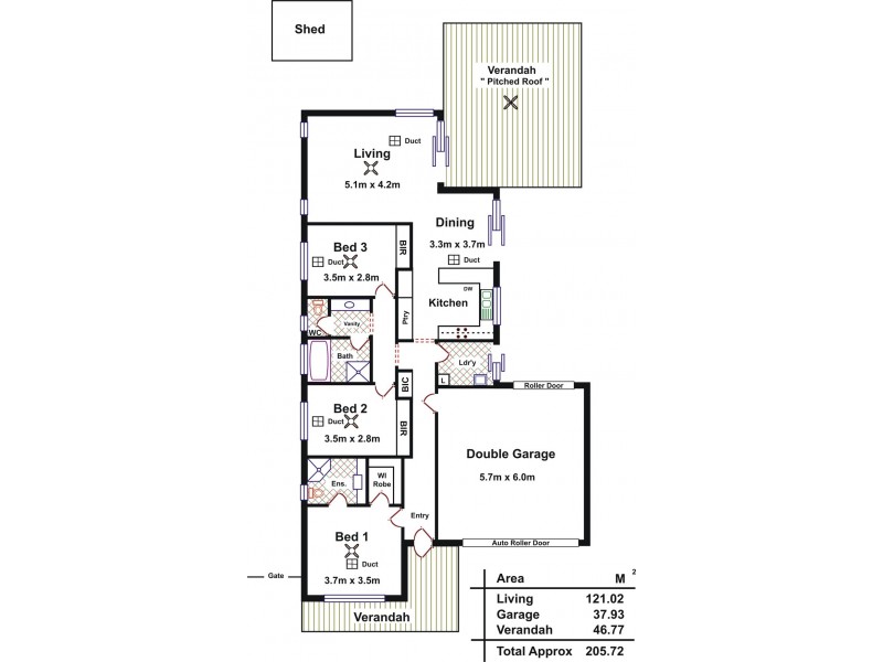 4 Kuta PLACE, Aldinga Beach SA 5173 Floorplan