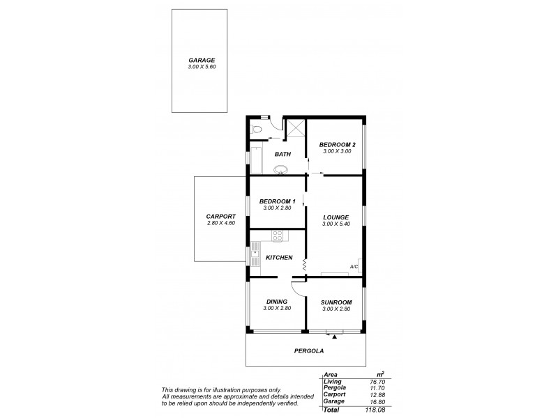 108 Wellington Avenue, Sellicks Beach SA 5174 Floorplan