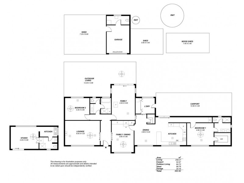 1352 Brookman Road, Dingabledinga SA 5172 Floorplan