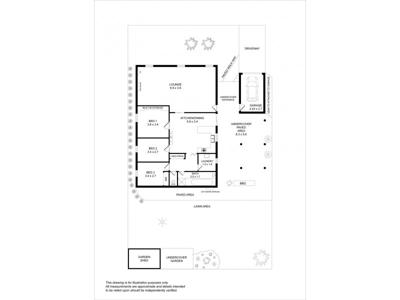 35 Judith Cresent, Morphett Vale SA 5162 Floorplan