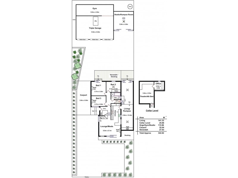 9 Holly Street, Christies Beach SA 5165 Floorplan