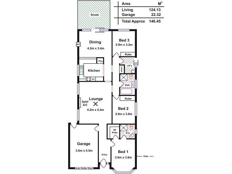 7 Shoalwater Close, Seaford Rise SA 5169 Floorplan