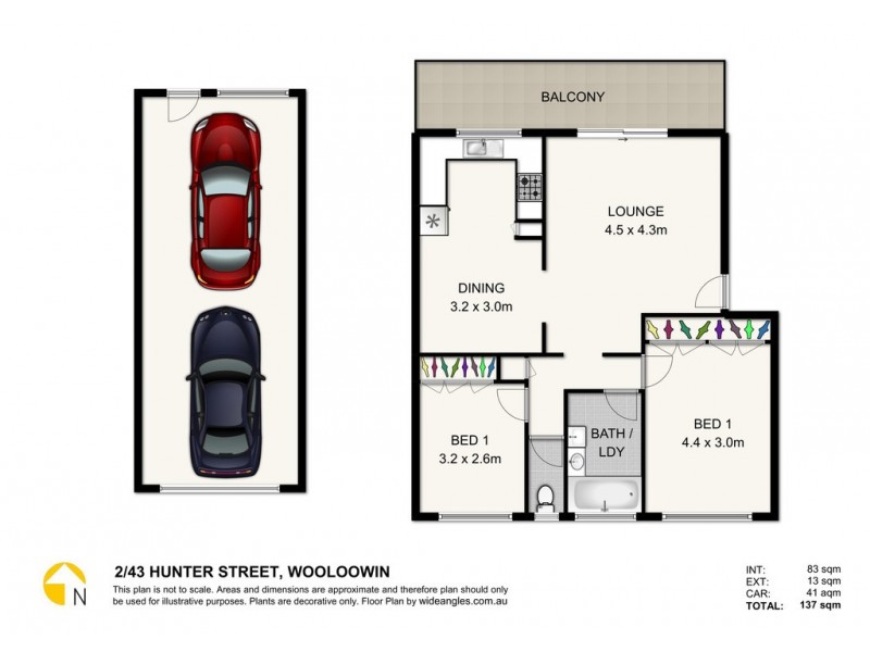 2/43 Hunter Street, Wooloowin QLD 4030
